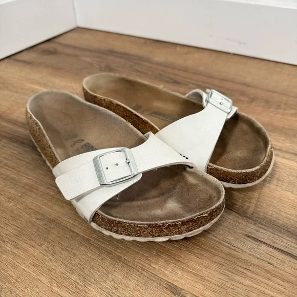 Birkenstock Madrid Sandal White Casual Boho 38 - Picture 1 of 8